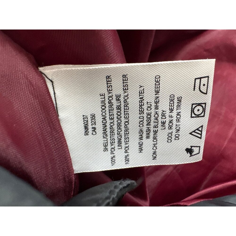 Lucky Brand Black Puffer Jacket girls size large Full Zip Winter Coat - Picture 4 of 4